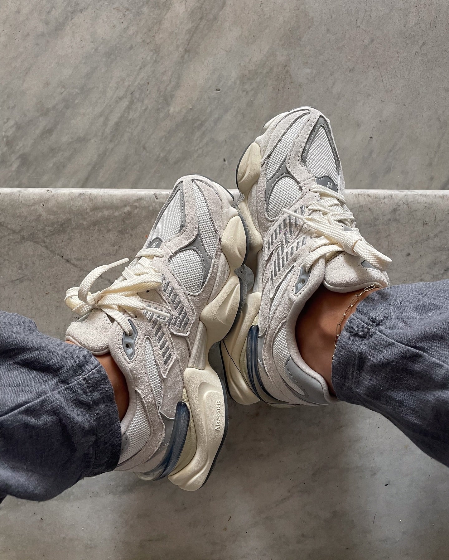 New Balance 9060 Sea Salt White